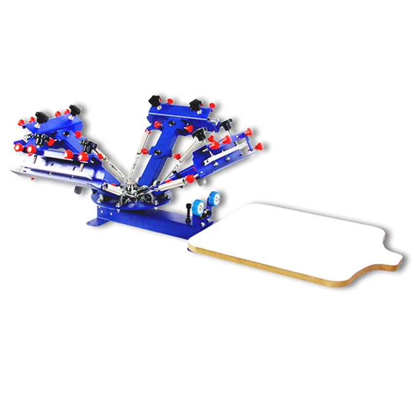 1PC SPE41 Four Color One Station Single Wheel Desktop Screen Printing Machine for T-shirt or other clothes
1PC SPE41 Four Color One Station Single Wheel Desktop Screen Printing Machine for T-shirt or other clothes