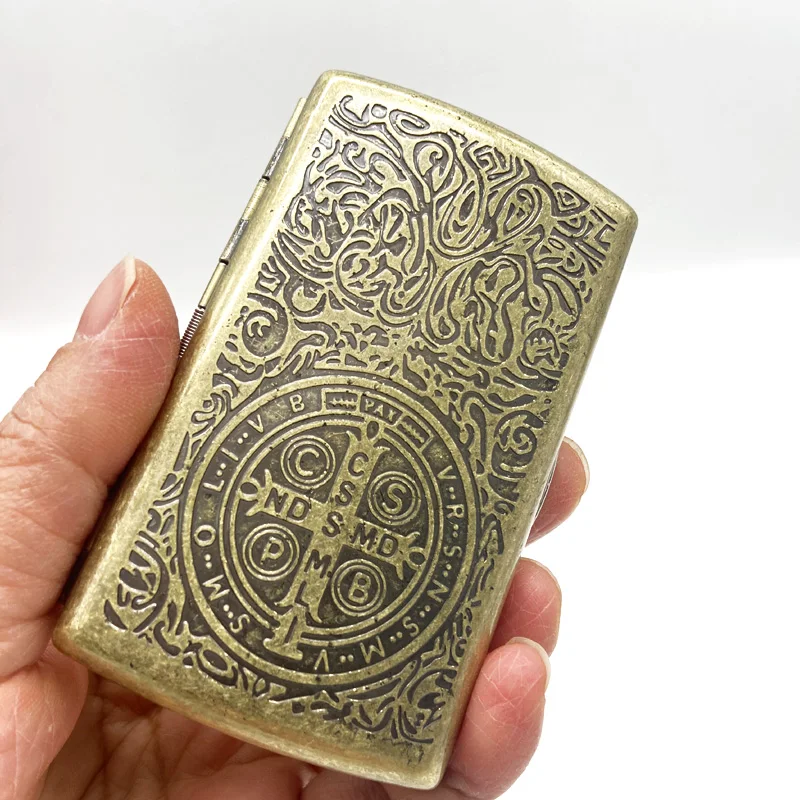 Constantine Style Cigar Case Vintage Metal Cigarette Box Holder 12 Pcs Men's Retro Cigarette Case Smoking Accessories Gifts
Constantine Style Cigar Case Vintage Metal Cigarette Box Holder 12 Pcs Men's Retro Cigarette Case Smoking Accessories Gifts