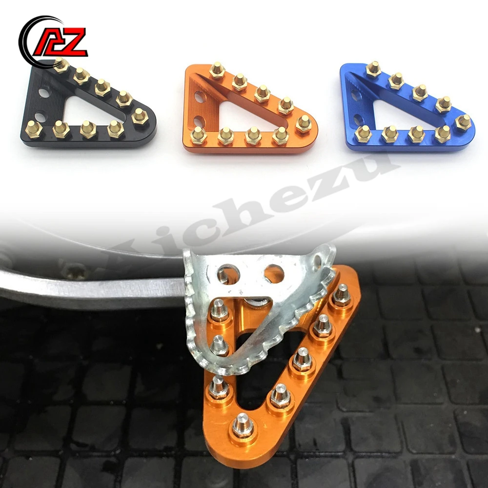 Wider Foot Brake Pedal Lever Step Tip CNC Plate Rest For 250/350/450 Factory Editions 250-450 SXF/XCF 125-500 SX SXF XC XCF
Wider Foot Brake Pedal Lever Step Tip CNC Plate Rest For 250/350/450 Factory Editions 250-450 SXF/XCF 125-500 SX SXF XC XCF