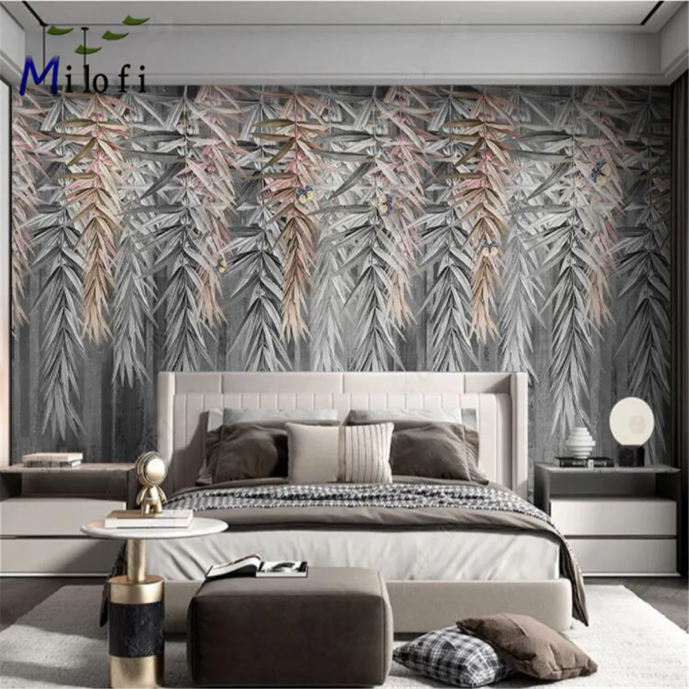 Milofi full-size custom 3D printing wallpaper modern minimalist fresh plants Nordic hand-painted abstract background wall mural
Milofi full-size custom 3D printing wallpaper modern minimalist fresh plants Nordic hand-painted abstract background wall mural