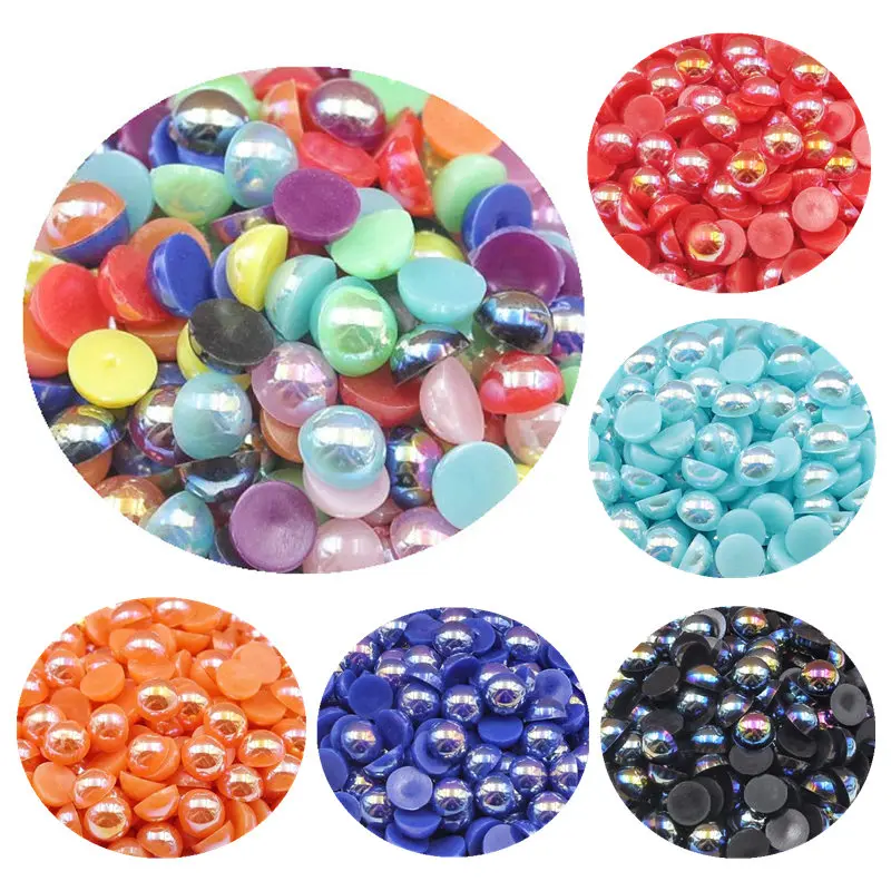 200Pcs 6-8mm Round Flat Beads ABS Imitation Pearls Multicolour Beads Handmade DIY Clothing Luggage Crafts Accessories Material
200Pcs 6-8mm Round Flat Beads ABS Imitation Pearls Multicolour Beads Handmade DIY Clothing Luggage Crafts Accessories Material