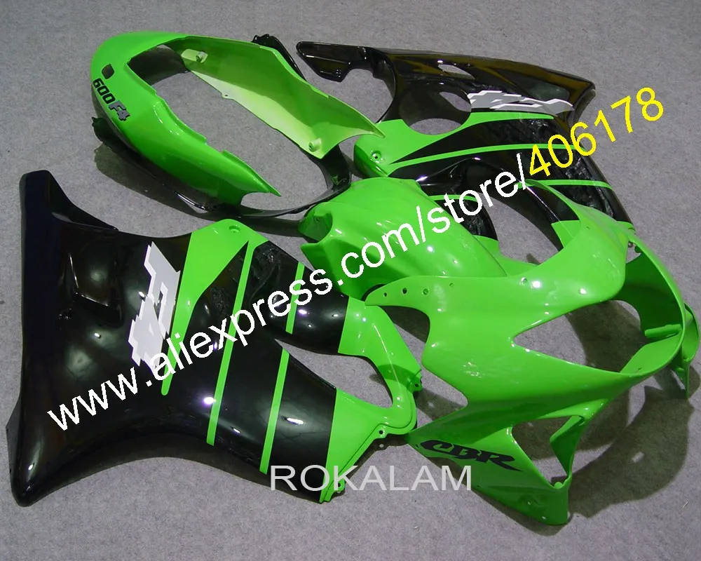 For Honda CBR 600 CBR600 F4 CBR600F4 99 00 1999 2000 Green Black Customize Aftermarket Fairing (Injection Molding)
For Honda CBR 600 CBR600 F4 CBR600F4 99 00 1999 2000 Green Black Customize Aftermarket Fairing (Injection Molding)