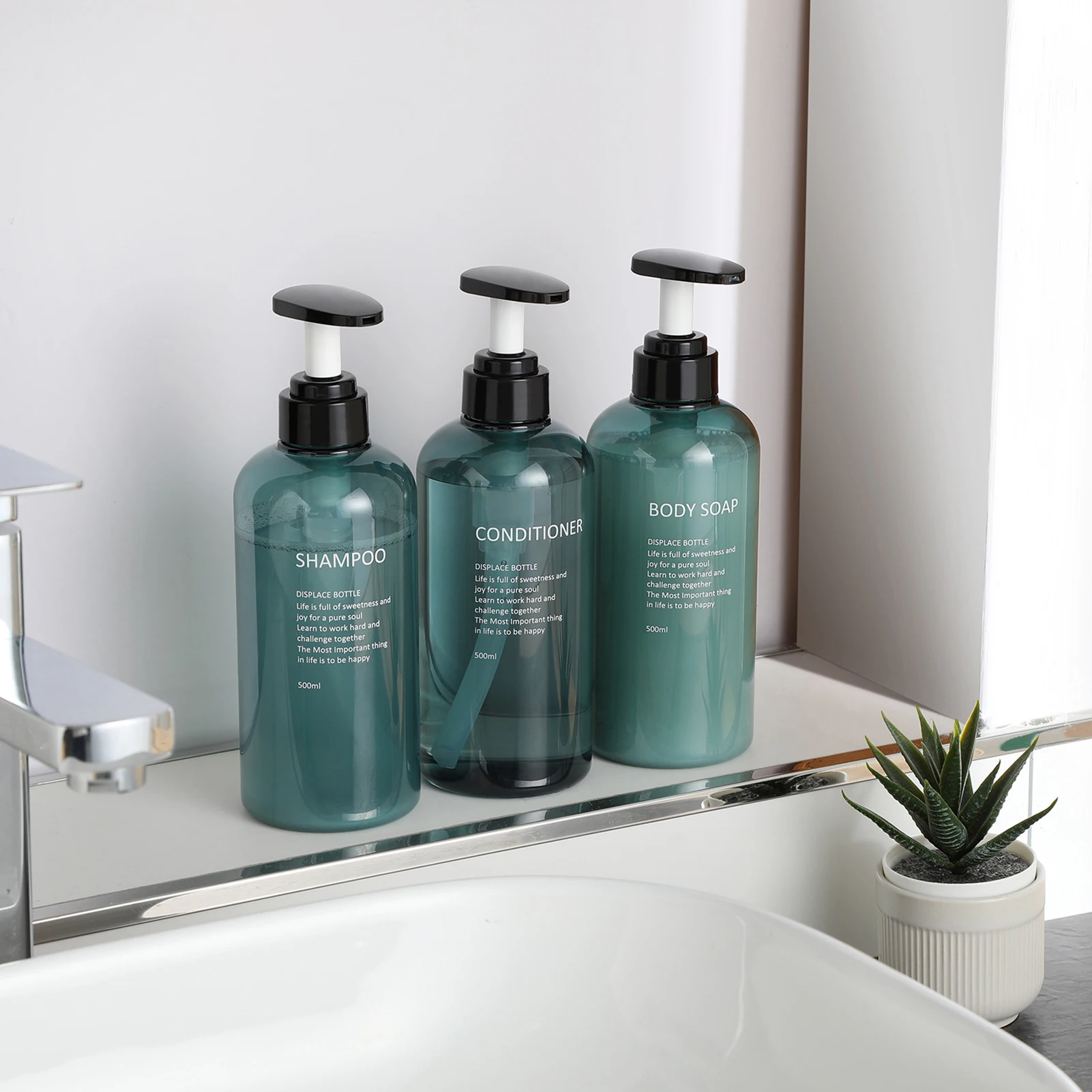 3pcs 500ml Bathroom Portable Soap Dispensers Lotion Shampoo Shower Gel Holder Soap Shampoo Dispenser Empty Bath Pump Bottle
3pcs 500ml Bathroom Portable Soap Dispensers Lotion Shampoo Shower Gel Holder Soap Shampoo Dispenser Empty Bath Pump Bottle