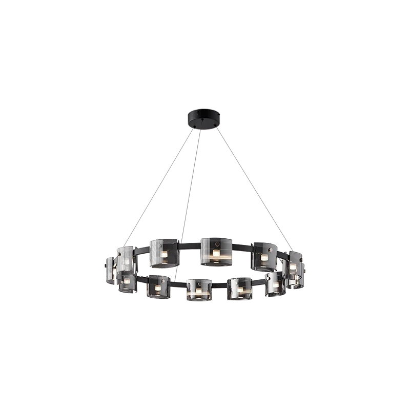 Minimalist Modern Minimalist Living Room Chandelier High-End Restaurant Personalized round Ring Nordic Glass Bedroom Light
Minimalist Modern Minimalist Living Room Chandelier High-End Restaurant Personalized round Ring Nordic Glass Bedroom Light