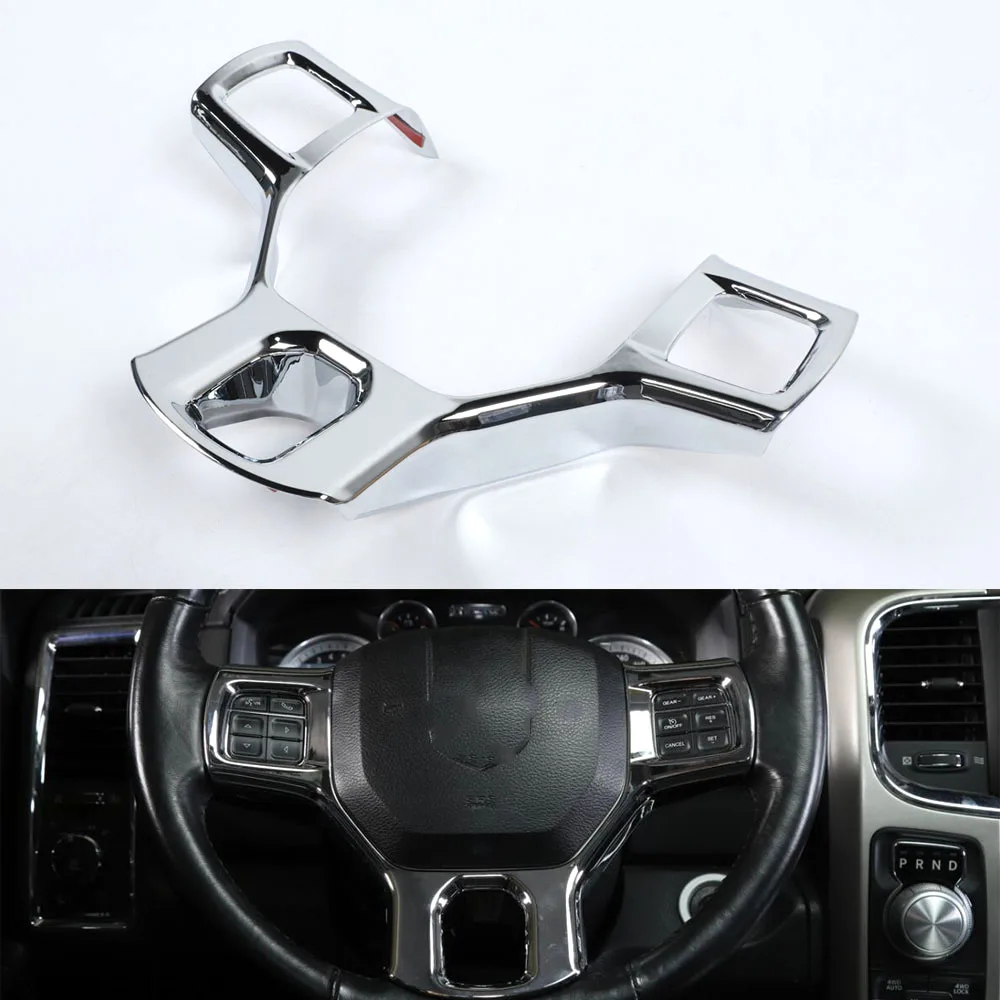 Chrome ABS Car Steering Wheel Bezel Cover Trim Sticker For Dodge Ram 2010-2017 Auto Styling Molding
Chrome ABS Car Steering Wheel Bezel Cover Trim Sticker For Dodge Ram 2010-2017 Auto Styling Molding