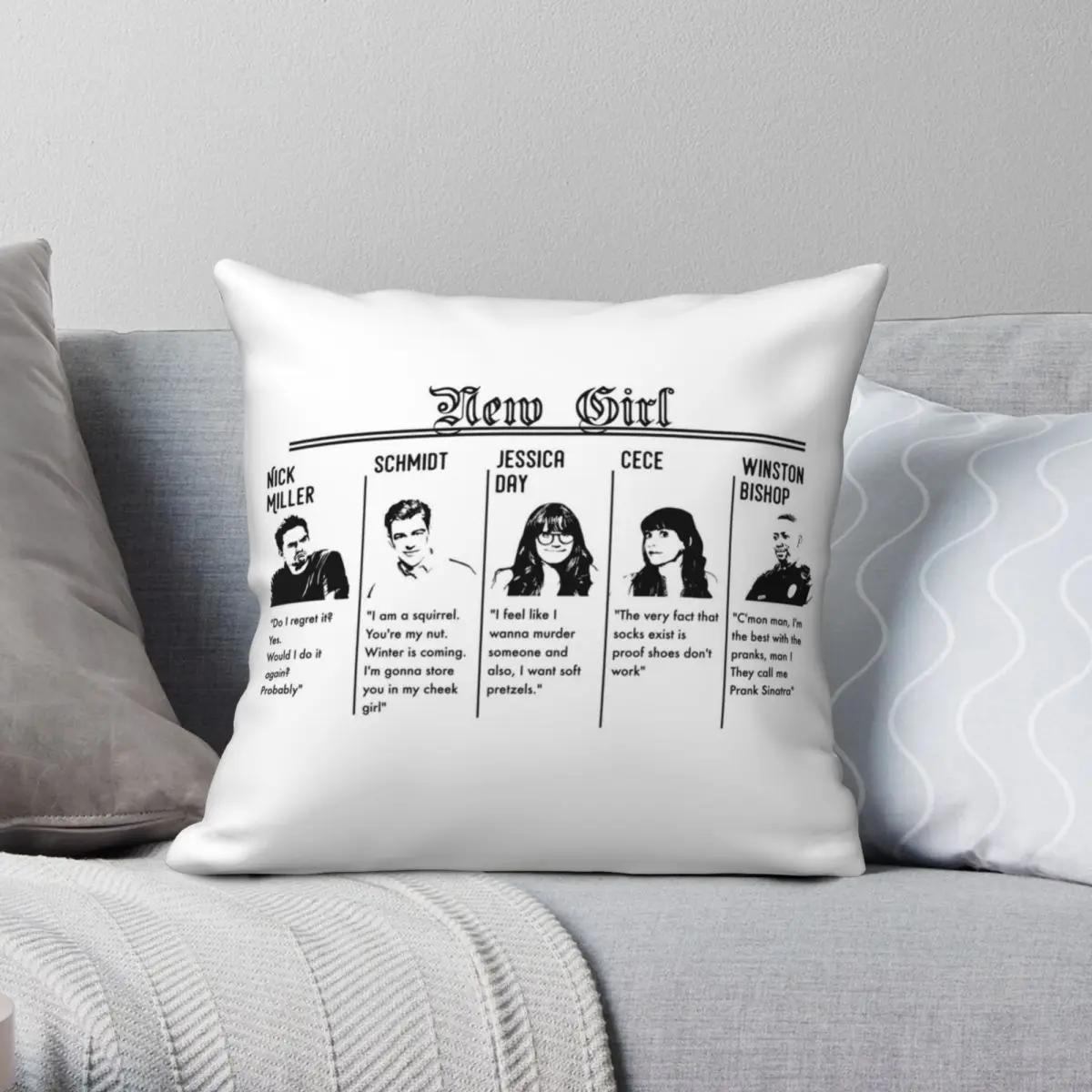 New Girl Square Pillowcase Polyester Linen Velvet Creative Zip Decorative Throw Pillow Case Room Cushion Cover
New Girl Square Pillowcase Polyester Linen Velvet Creative Zip Decorative Throw Pillow Case Room Cushion Cover