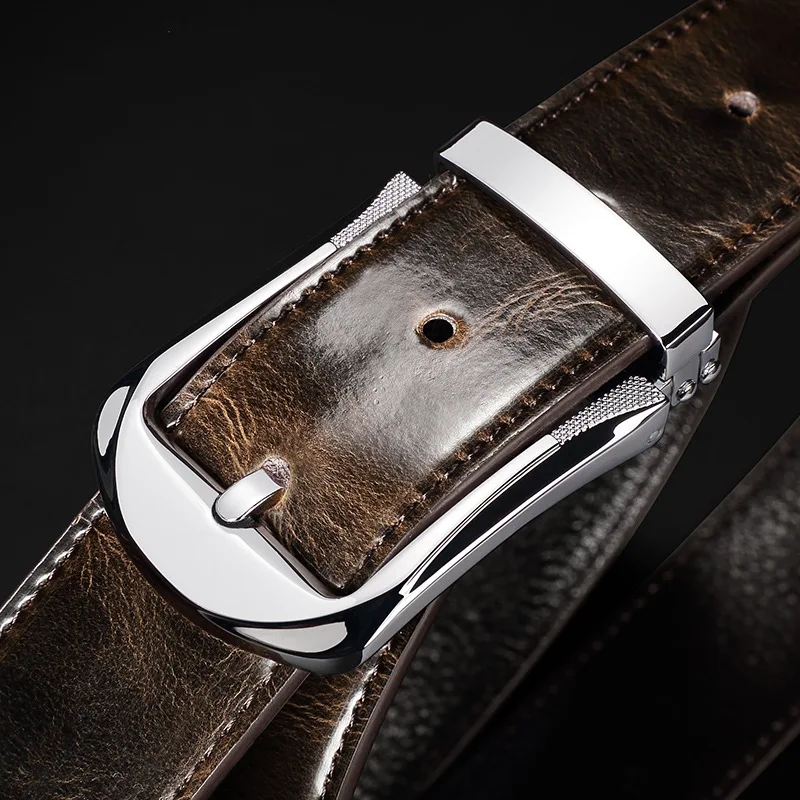 Men's belt leather fashion young people cowhide belt men middle-aged and young Korean casual pin buckle trend pants belt men
Men's belt leather fashion young people cowhide belt men middle-aged and young Korean casual pin buckle trend pants belt men