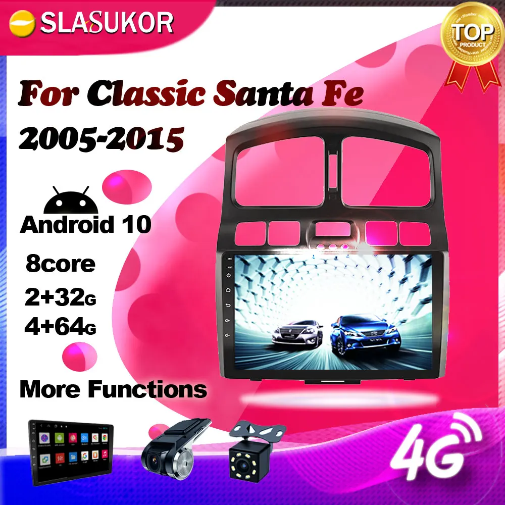 Android 10.0 Multimidia Video Player DSP CarPlay Car Radio GPS For Classic Santa Fe 2005 2006 2007 2008 2009-2015 dvd No 2 Din
Android 10.0 Multimidia Video Player DSP CarPlay Car Radio GPS For Classic Santa Fe 2005 2006 2007 2008 2009-2015 dvd No 2 Din
