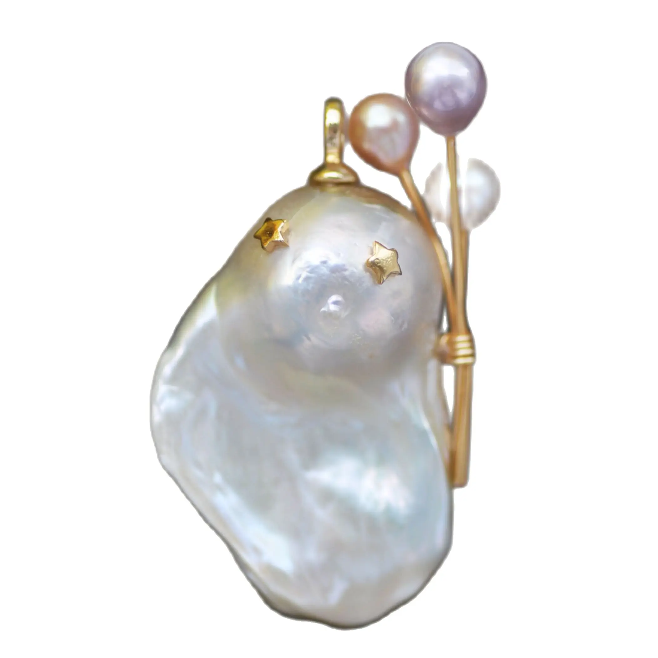 Z11217 A+ 35mm White Baroque Pearl Halloween Balloons Ghost Pendant Women Fine jewelry
Z11217 A+ 35mm White Baroque Pearl Halloween Balloons Ghost Pendant Women Fine jewelry