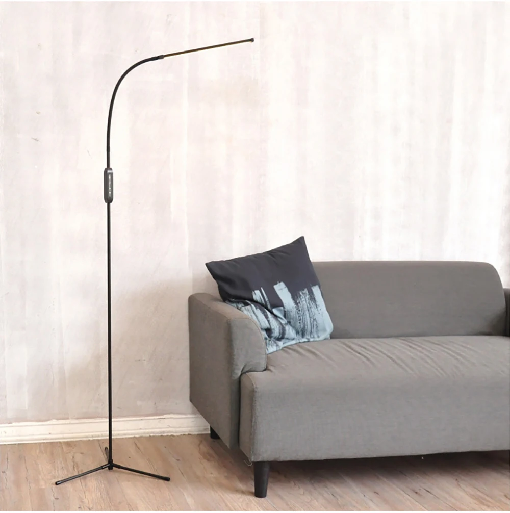 Minimalist Nordic Black LED Standing Floor Lamp with Remote Control for Living Dinning Room Bedroom Sofa Modern Indoor Home Deco
Minimalist Nordic Black LED Standing Floor Lamp with Remote Control for Living Dinning Room Bedroom Sofa Modern Indoor Home Deco