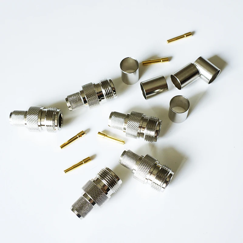 1Pcs N Female Crimp Type RF Connectors for RG8 RG213 LMR400 7D-FB Coax Wire straight Connector
1Pcs N Female Crimp Type RF Connectors for RG8 RG213 LMR400 7D-FB Coax Wire straight Connector
