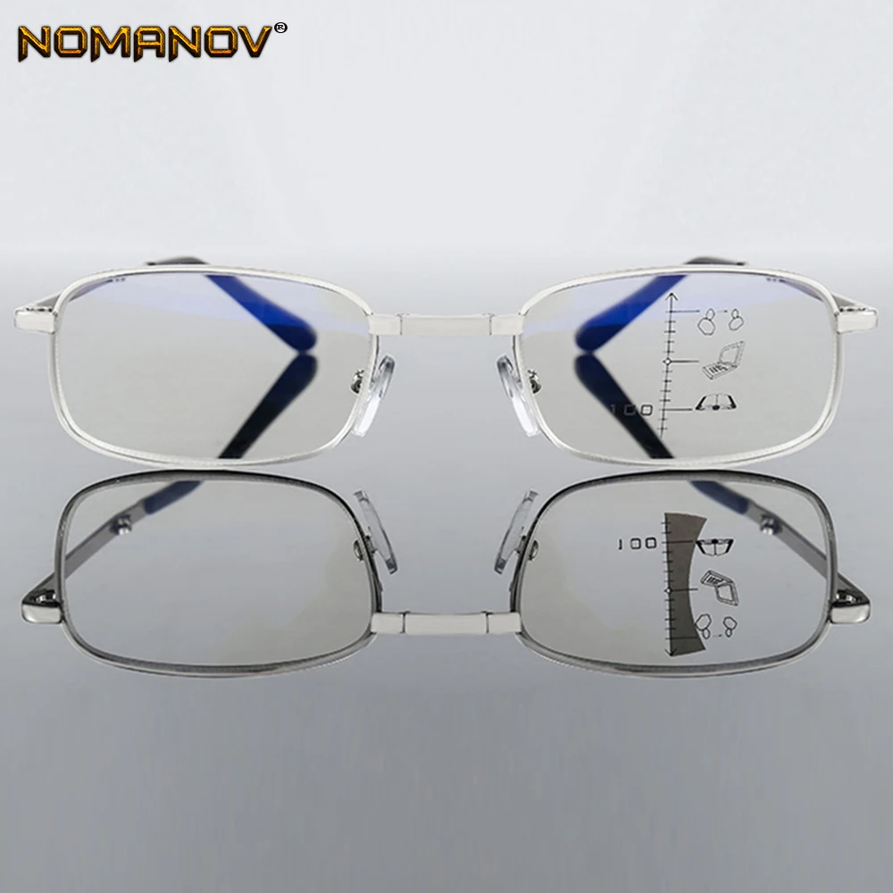 NOMANOV See Far and Near Anti-blue Light Portable Folding Progressive Multifocal Reading Glasses Add 100 150 200 250 300 350 400
NOMANOV See Far and Near Anti-blue Light Portable Folding Progressive Multifocal Reading Glasses Add 100 150 200 250 300 350 400