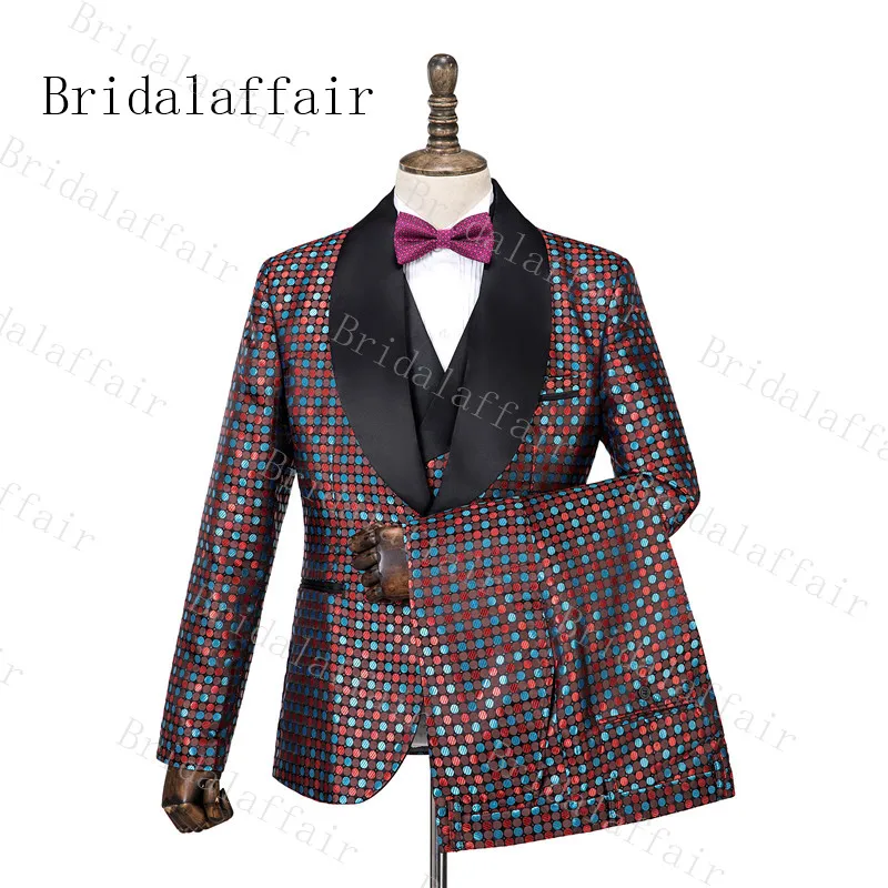 Мужские костюмы Bridalaffair, черные костюмы-смокинги с отложным воротником, красные, синие, свадебные, 2019
Мужские костюмы Bridalaffair, черные костюмы-смокинги с отложным воротником, красные, синие, свадебные, 2019