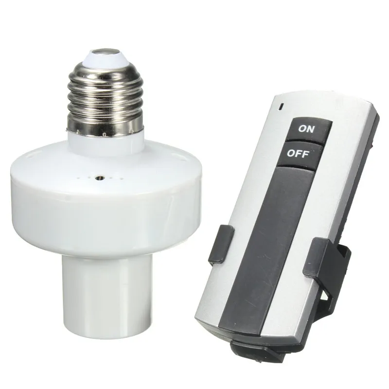 E27 Wireless Remote Control Light Lamp Holder Screw Bulb Holder ON OFF Socket Switch 220V Support Dropshipping
E27 Wireless Remote Control Light Lamp Holder Screw Bulb Holder ON OFF Socket Switch 220V Support Dropshipping