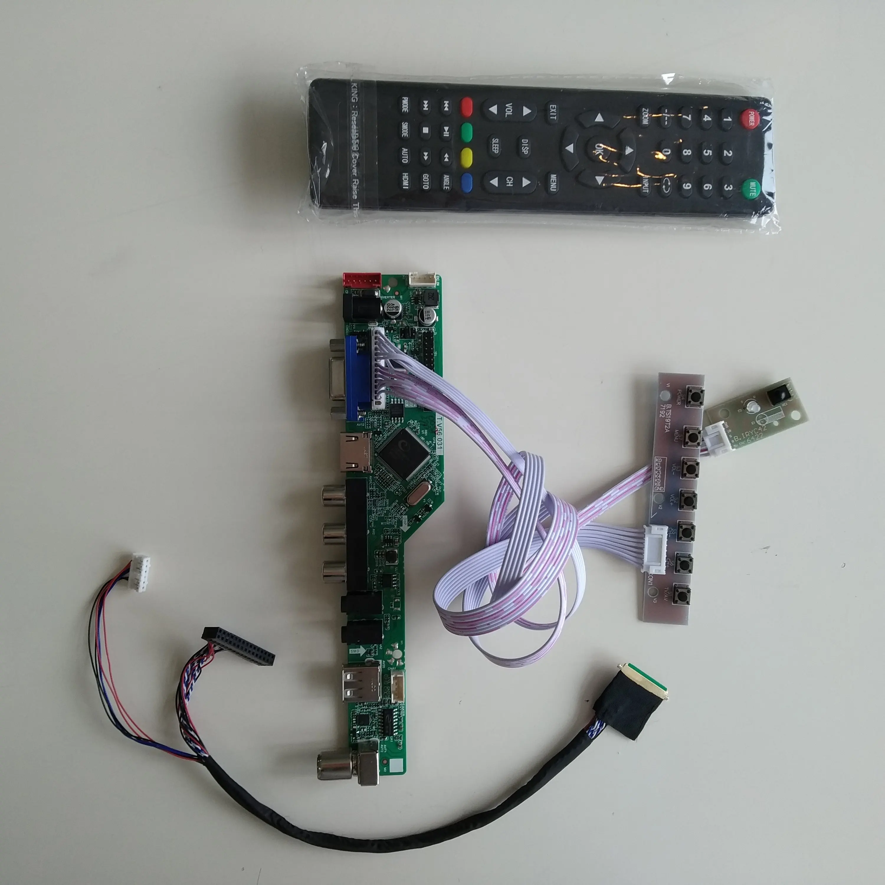 For LTN154BT08 LTN154BT08-R03 15.4" 1440×900 TV Controller board kit AV VGA USB HDMI-compatible LED LCD screen Card monitor
For LTN154BT08 LTN154BT08-R03 15.4" 1440×900 TV Controller board kit AV VGA USB HDMI-compatible LED LCD screen Card monitor