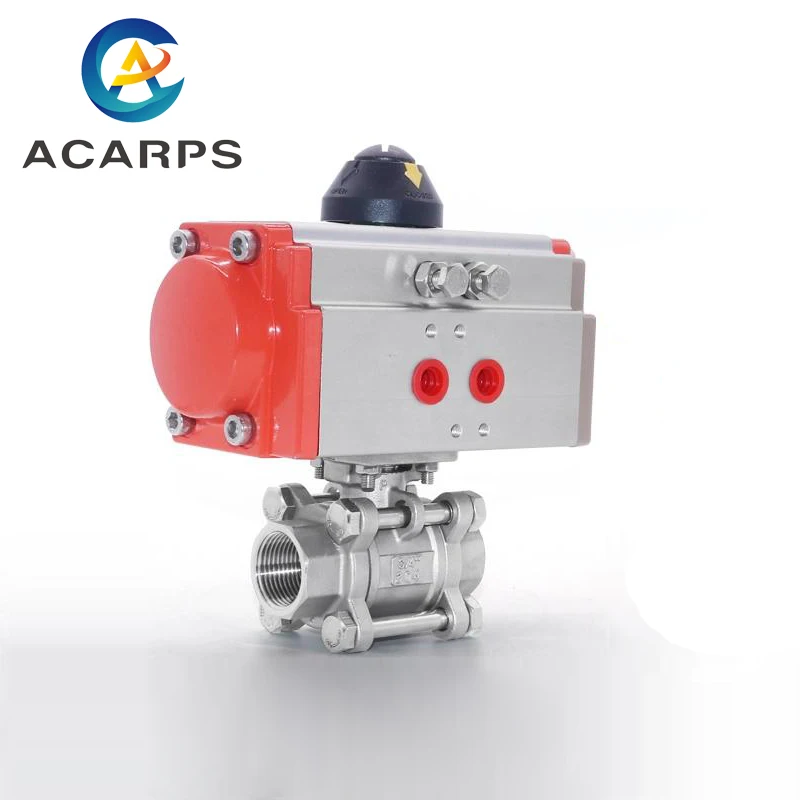 1/2" Three piece High Platform Pneumatic Ball Valve 304 Stainless steel Q611F-16P Double Acting Cylinder
1/2" Three piece High Platform Pneumatic Ball Valve 304 Stainless steel Q611F-16P Double Acting Cylinder