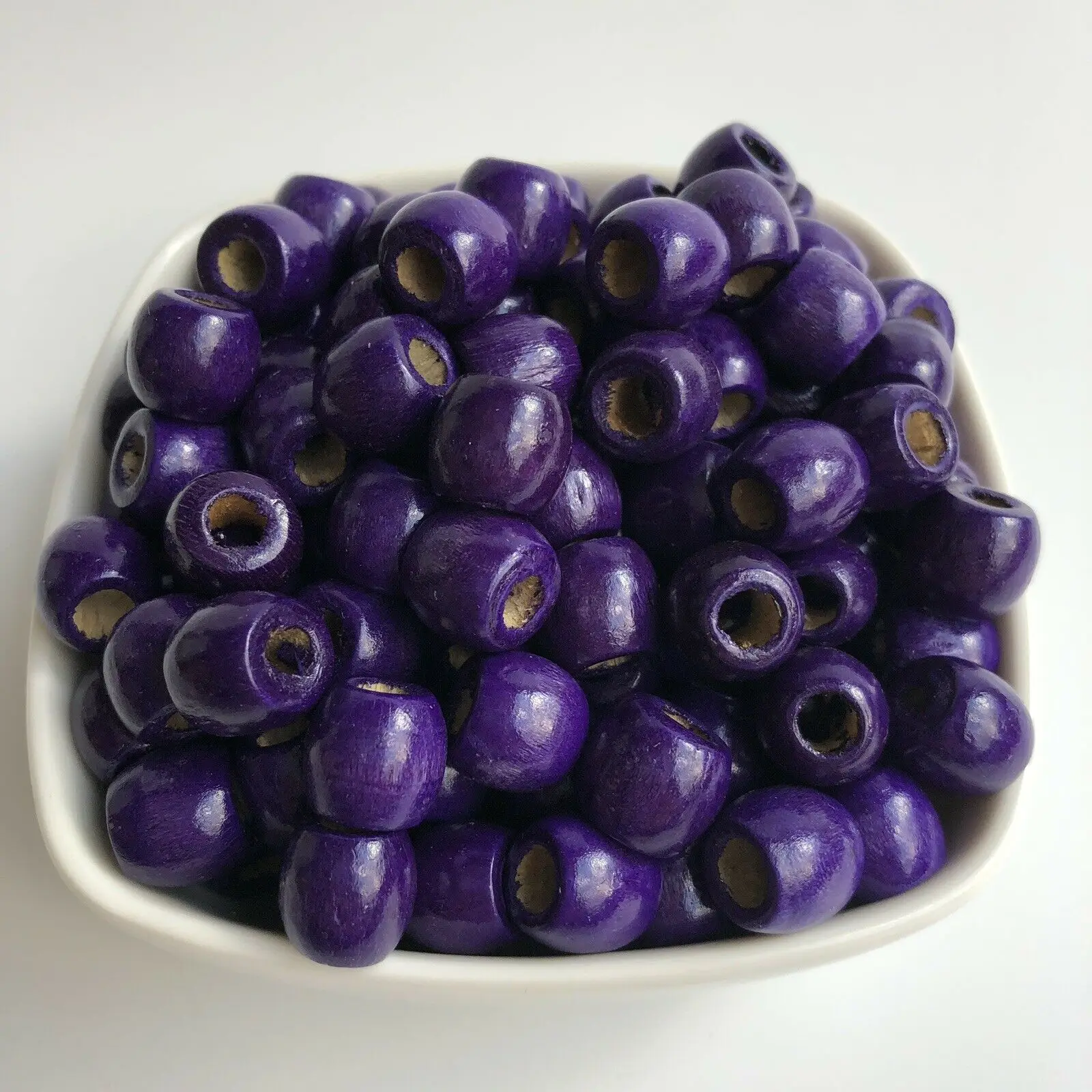 50pcs Purple Wooden Macrame Beads 12x11mm Dreadlock Drum Wood Bead 4-5mm Big Hole
50pcs Purple Wooden Macrame Beads 12x11mm Dreadlock Drum Wood Bead 4-5mm Big Hole