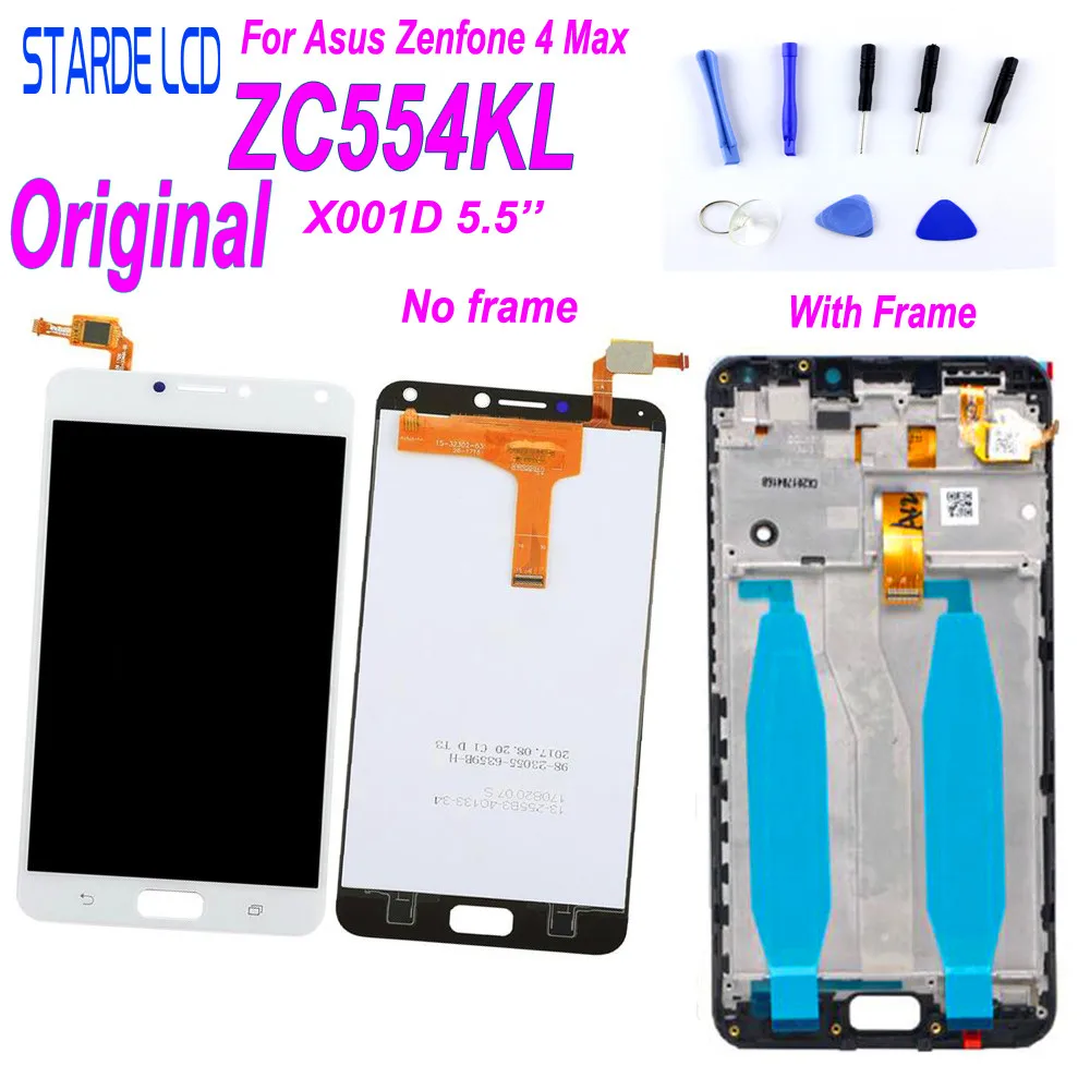 Original LCD 5.5'' Display For Asus Zenfone 4 Max ZC554KL LCD Touch Screen ZC554KL LCD X001D Digitizer Replacement Parts Tools
Original LCD 5.5'' Display For Asus Zenfone 4 Max ZC554KL LCD Touch Screen ZC554KL LCD X001D Digitizer Replacement Parts Tools