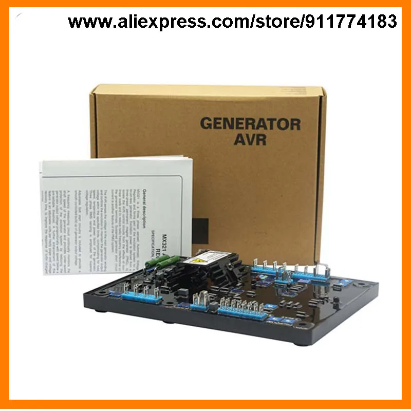 MX321 AVR Genset Part Diesel Generator Alternator Automatic Voltage Regulator
MX321 AVR Genset Part Diesel Generator Alternator Automatic Voltage Regulator