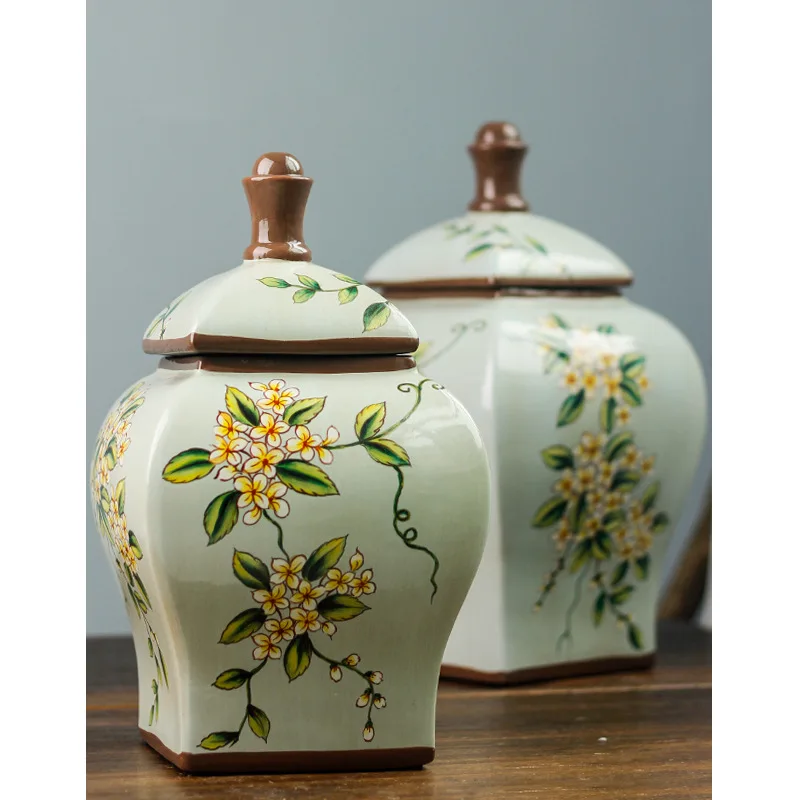 Декоративные банки для хранения в китайском стиле, ручная работа, керамика, большие Элегантные вазы, украшения для гостиной комнаты, банки для хранения конфет
Декоративные банки для хранения в китайском стиле, ручная работа, керамика, большие Элегантные вазы, украшения для гостиной комнаты, банки для хранения конфет