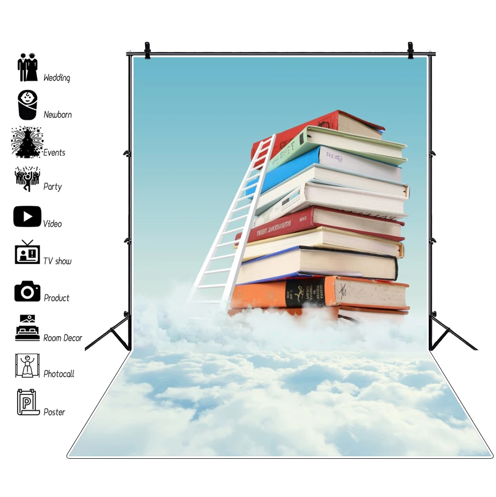 Photo Backdrops Photography Books Stack Gray Wooden Ladder Study Back To School Dreamy World Party Baby Newborn Photo Background
Photo Backdrops Photography Books Stack Gray Wooden Ladder Study Back To School Dreamy World Party Baby Newborn Photo Background