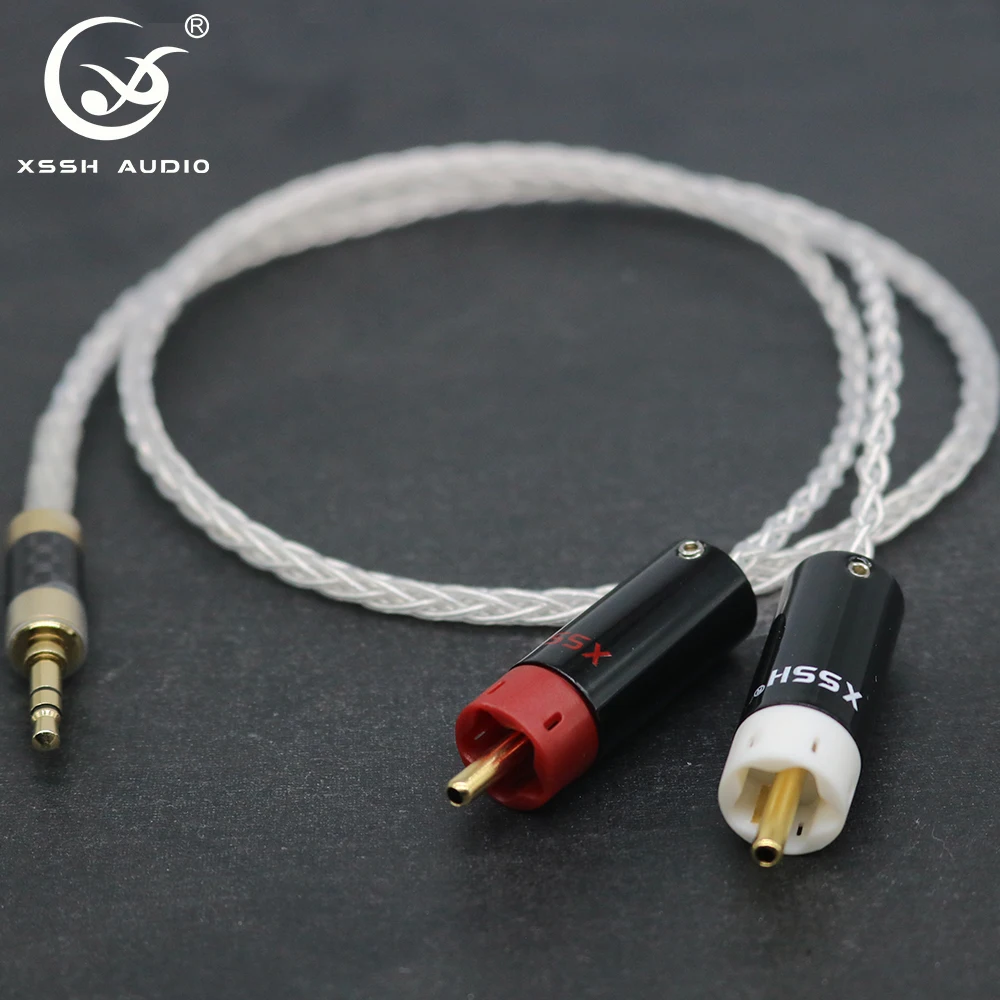 Удлинитель для наушников XSSH audio YIVO, из чистой меди, 2RCA на 3,5 мм, стерео, 3-полюсный разъем Aux, удлинитель для наушников
Удлинитель для наушников XSSH audio YIVO, из чистой меди, 2RCA на 3,5 мм, стерео, 3-полюсный разъем Aux, удлинитель для наушников