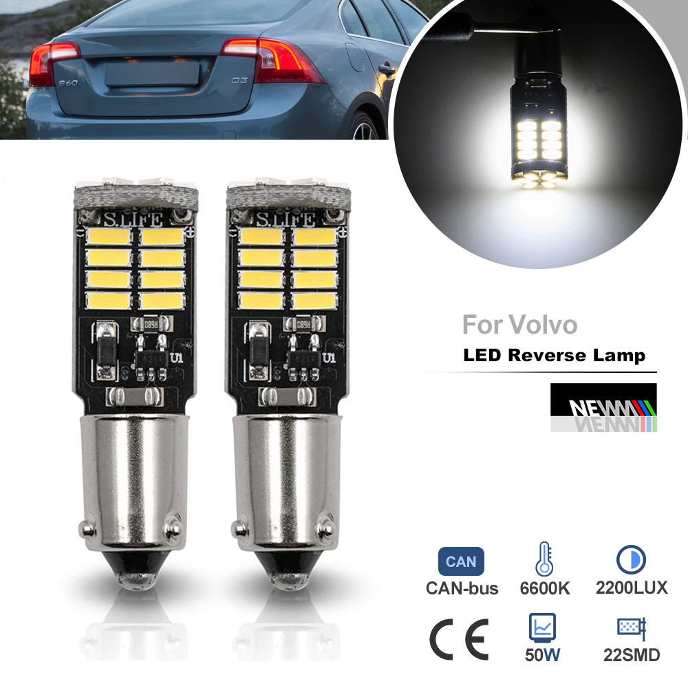 For Volvo S60 MK2 2010-2018 Canbus BAY9S H21W 12V LED Reverse Light Bulb Car Backup Lamp No Flickering Auto Lighting
For Volvo S60 MK2 2010-2018 Canbus BAY9S H21W 12V LED Reverse Light Bulb Car Backup Lamp No Flickering Auto Lighting