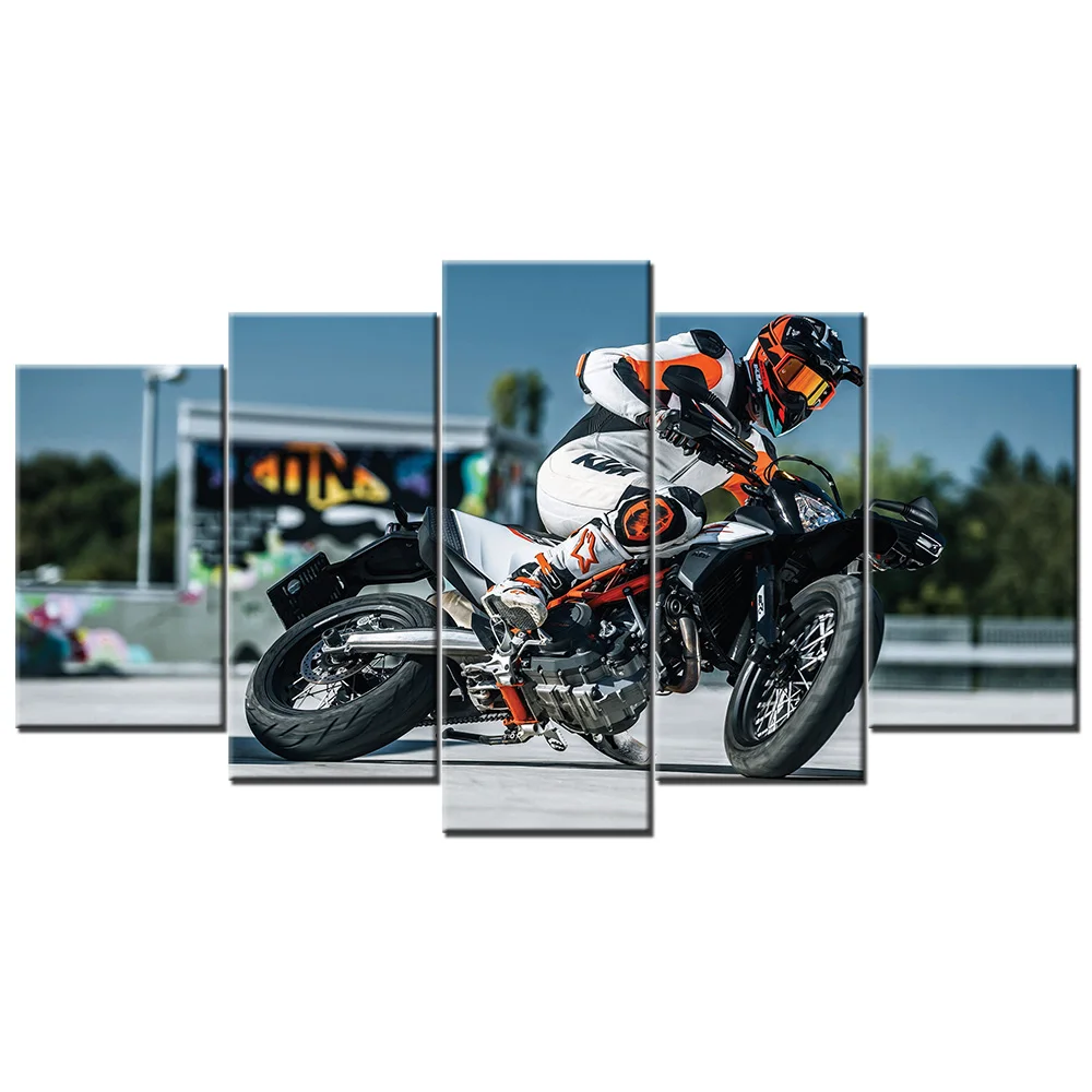 Спортивные мотоциклы 690 SMC R Supermoto, 5 шт., холст, картины, современный постер, настенная художественная картина для домашнего декора
Спортивные мотоциклы 690 SMC R Supermoto, 5 шт., холст, картины, современный постер, настенная художественная картина для домашнего декора