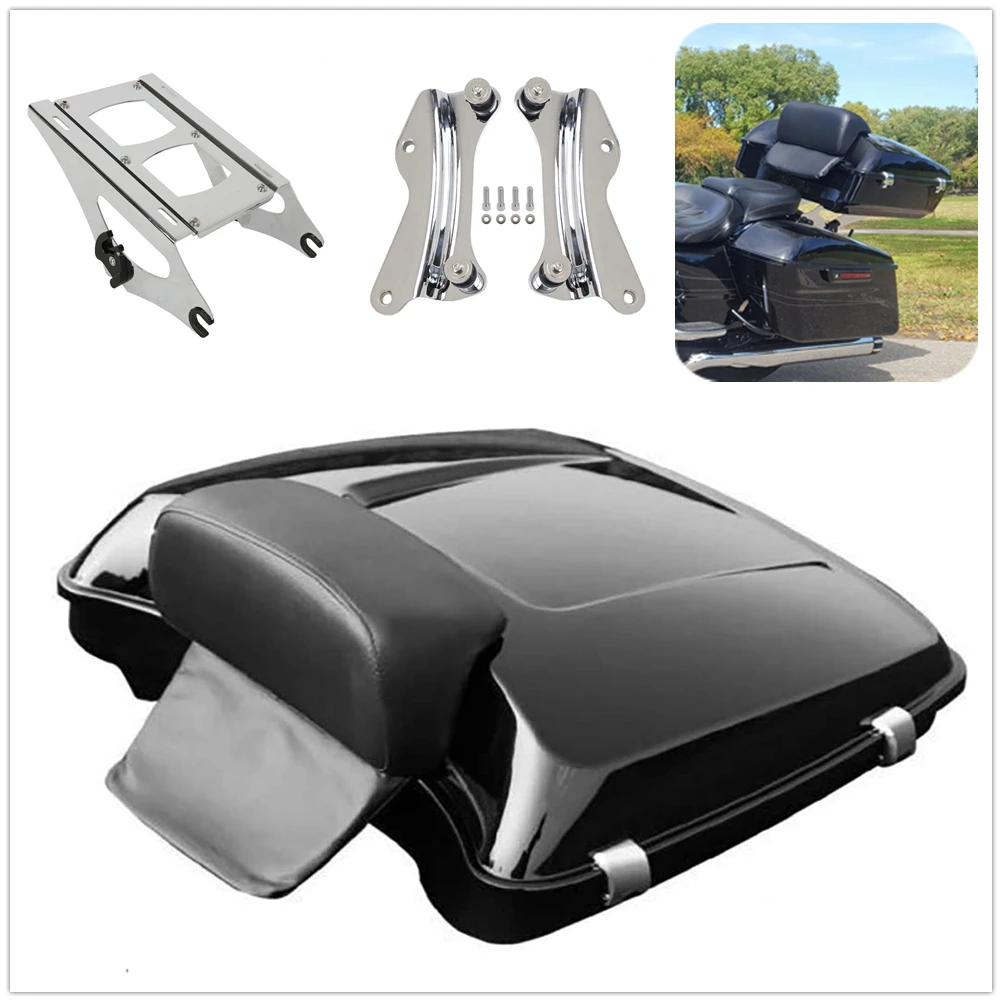2014-2025 Razor Tour Pack, багажная спинка, коробка, верхний чехол для Harley Davidson Road King Touring Road Street Glide CVO
2014-2025 Razor Tour Pack, багажная спинка, коробка, верхний чехол для Harley Davidson Road King Touring Road Street Glide CVO