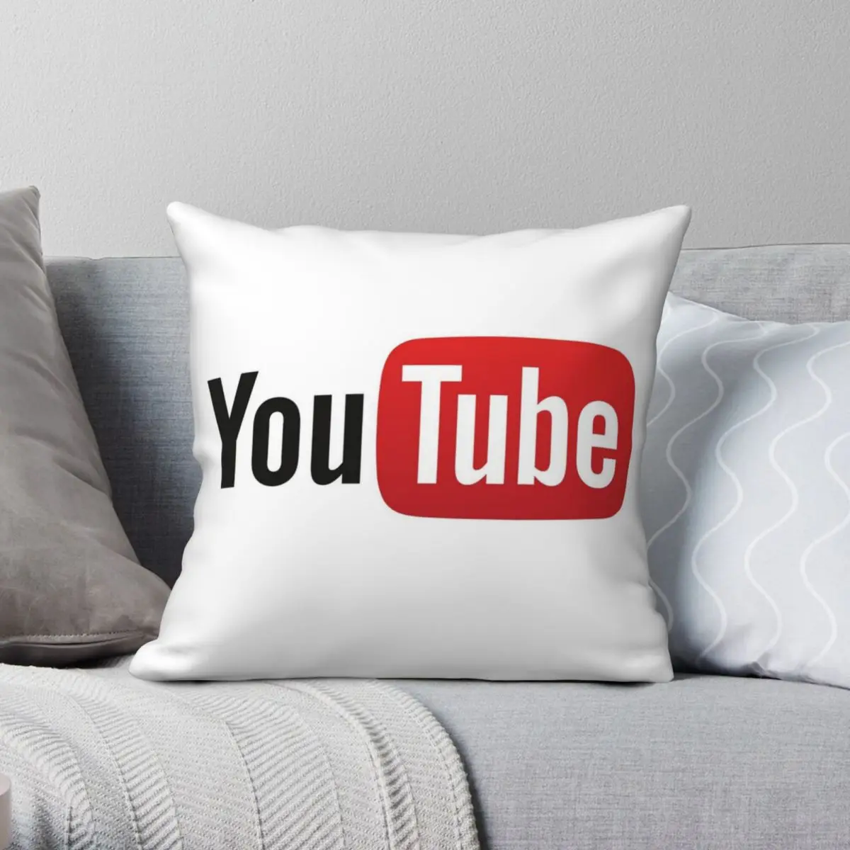 YouTube YouTube Logo Pillowcase Polyester Linen Velvet Printed Zip Decorative Sofa Seater Cushion Cover
YouTube YouTube Logo Pillowcase Polyester Linen Velvet Printed Zip Decorative Sofa Seater Cushion Cover