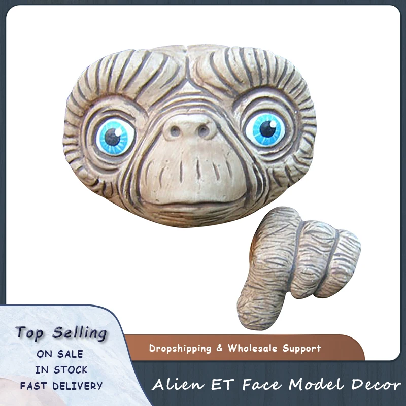 Artificial Alien ET Face Model Decoration Realistic Resin Ornament for Garden Hanging Tree Ornament Hidden Scary Pendant
Artificial Alien ET Face Model Decoration Realistic Resin Ornament for Garden Hanging Tree Ornament Hidden Scary Pendant