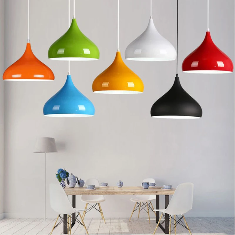 Modern Pendant Lights Single Head Multiple Colors Fashion Nordic Style Commercial Home Bar Dining/Living Room Hanging Wire Lamps
Modern Pendant Lights Single Head Multiple Colors Fashion Nordic Style Commercial Home Bar Dining/Living Room Hanging Wire Lamps