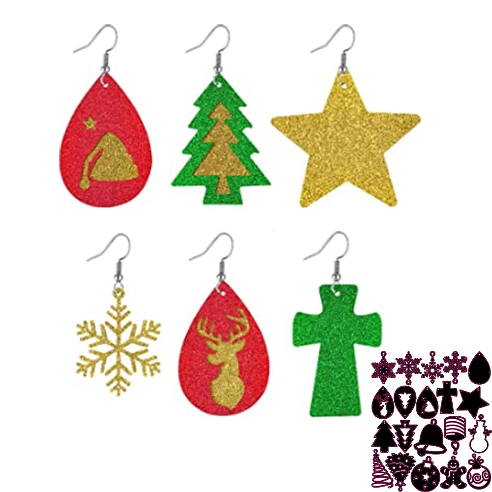 20PCS Beautiful Christmas earrings metal cutting dies template for DIY scrapbook decoration DIY paper embossed card
20PCS Beautiful Christmas earrings metal cutting dies template for DIY scrapbook decoration DIY paper embossed card