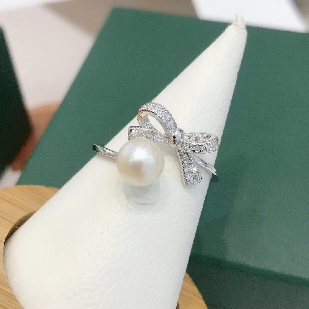 Solid 925 Sterling Silver Round 8-8.5mm Nature Fresh Water White Pearl Rings for Women Fine Birthday Presents
Solid 925 Sterling Silver Round 8-8.5mm Nature Fresh Water White Pearl Rings for Women Fine Birthday Presents