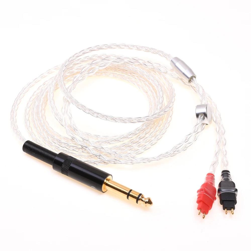 1/4 6.35mm 1.8m(6Feet) Hi-end 8 Cores 5n Silver Plated Headphone Upgrade Cable for SENNHEISER HD580 HD600 HD650
1/4 6.35mm 1.8m(6Feet) Hi-end 8 Cores 5n Silver Plated Headphone Upgrade Cable for SENNHEISER HD580 HD600 HD650