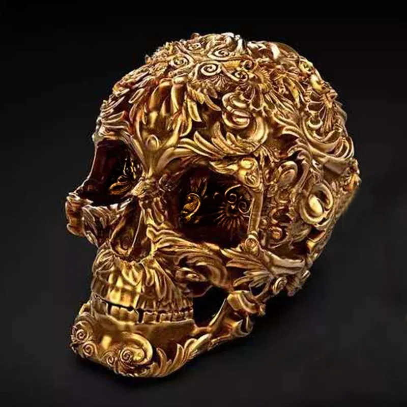 Creative skull silicone mold home decoration making resin plaster candle baking mold chocolate cake tool
Creative skull silicone mold home decoration making resin plaster candle baking mold chocolate cake tool