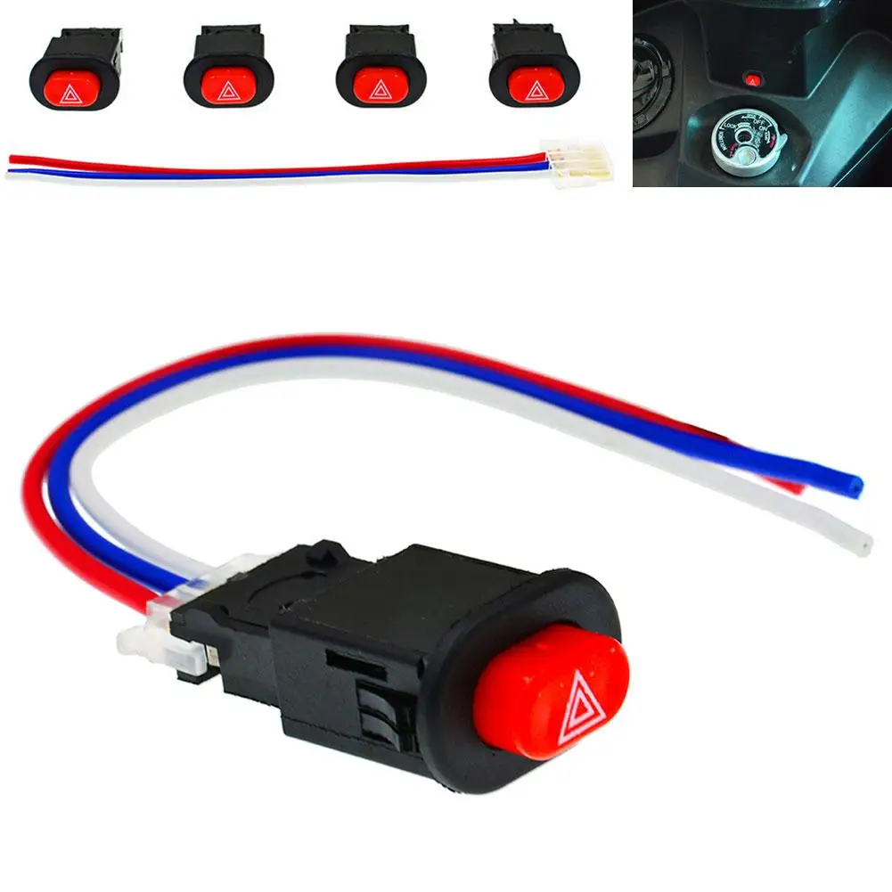 Motorcycle Hazard Light Switch Double Warning Flasher Emergency Signal Wires for motorcycle E-scooter E-motor
Motorcycle Hazard Light Switch Double Warning Flasher Emergency Signal Wires for motorcycle E-scooter E-motor