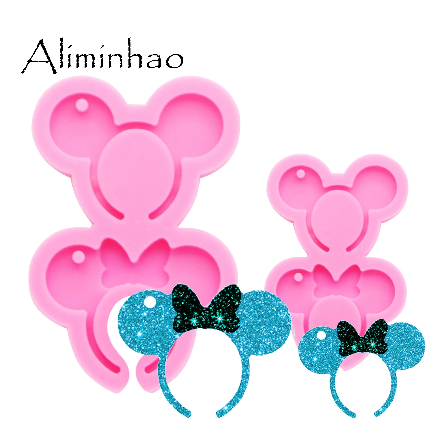 DY0189 Shiny 4.7cm/7.1cm Mouse Headband Shaped Keychain Mold DIY Epoxy Silicone Resin Molds
DY0189 Shiny 4.7cm/7.1cm Mouse Headband Shaped Keychain Mold DIY Epoxy Silicone Resin Molds