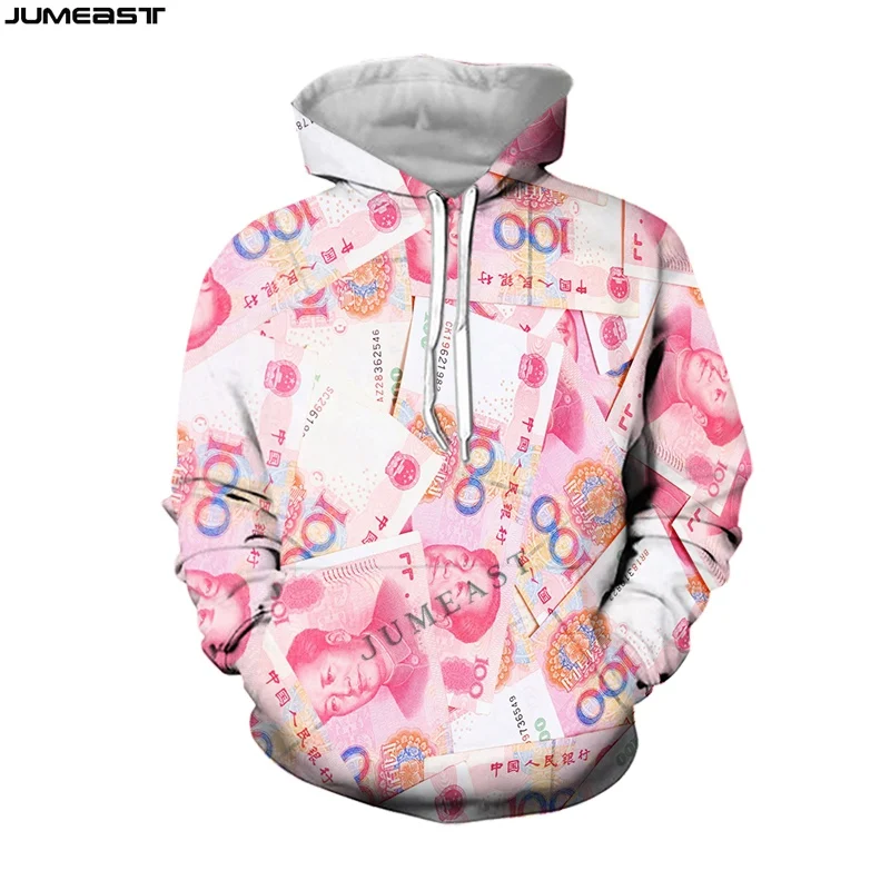 Jumeast Men Women 3D Sweatshirt Chinese Money Renminbi Oversized Coat Streetwear Harajuku Casual Pullover Spring Autumn Hoodies
Jumeast Men Women 3D Sweatshirt Chinese Money Renminbi Oversized Coat Streetwear Harajuku Casual Pullover Spring Autumn Hoodies