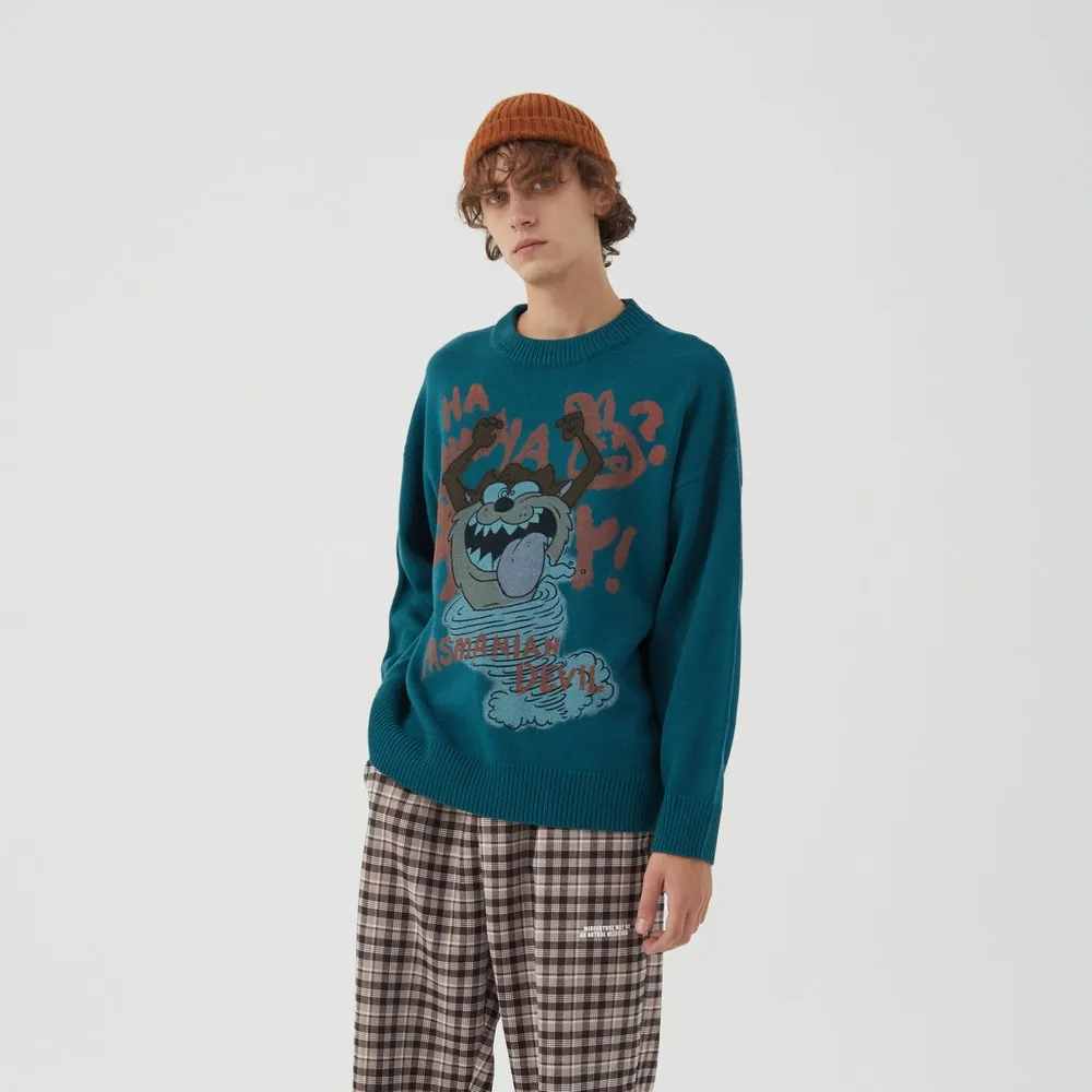 Green Vintage Clothes Knitted Retro Sweater Kawaii Funny Harajuku Men Clothing Pull Homme Tops Sweaters Pullover Sweter Nice
Green Vintage Clothes Knitted Retro Sweater Kawaii Funny Harajuku Men Clothing Pull Homme Tops Sweaters Pullover Sweter Nice