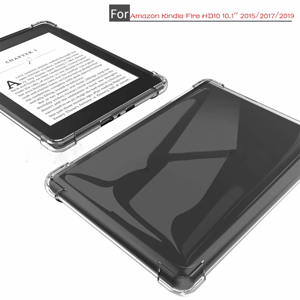 Силиконовый чехол для Amazon Kindle Fire HD 10 2017 2019 10,1 ''Fire hd10 2015 10,1 прозрачный мягкий чехол из ТПУ
Силиконовый чехол для Amazon Kindle Fire HD 10 2017 2019 10,1 ''Fire hd10 2015 10,1 прозрачный мягкий чехол из ТПУ