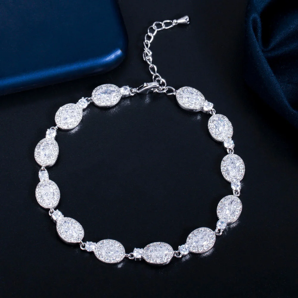 CWWZircons Adjustable Shiny Cubic Zirconia Silver Plated Charm Bracelet for Women 2021 Trendy Party Jewelry Accessories CB275
CWWZircons Adjustable Shiny Cubic Zirconia Silver Plated Charm Bracelet for Women 2021 Trendy Party Jewelry Accessories CB275