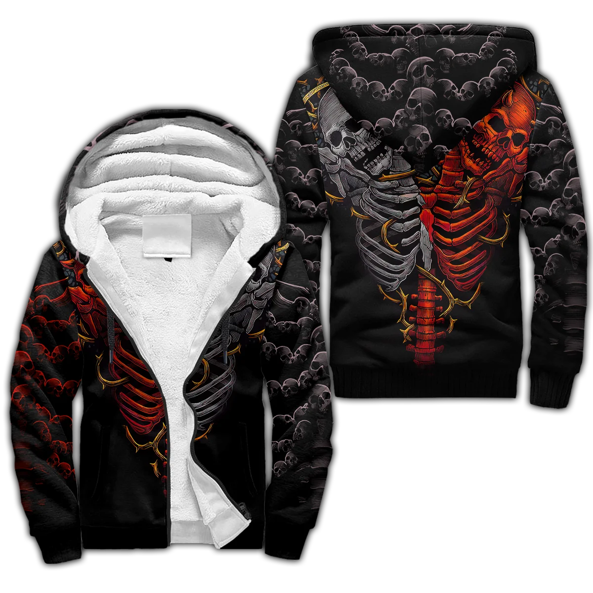Reaper Skull With Angel Wings 3D Printed Winter Thicker Zip Hoodie Unisex Casual Hooded Coat Tracksuit Warm Fleece Jacket JH09
Reaper Skull With Angel Wings 3D Printed Winter Thicker Zip Hoodie Unisex Casual Hooded Coat Tracksuit Warm Fleece Jacket JH09