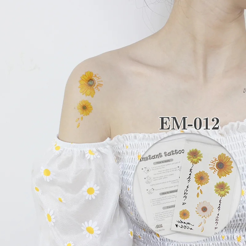 Waterproof Temporary Purple pink white yellow flower tattoo stickers face arm stickers daisy stickers Body Art fake tattoo
Waterproof Temporary Purple pink white yellow flower tattoo stickers face arm stickers daisy stickers Body Art fake tattoo