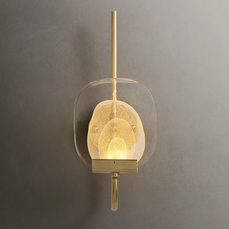 American Copper Gold Glass Wall Lamp For Bedroom Bedside Living Room Corridor Luxury Villa Decoration Light Fixture Led Luster
American Copper Gold Glass Wall Lamp For Bedroom Bedside Living Room Corridor Luxury Villa Decoration Light Fixture Led Luster
