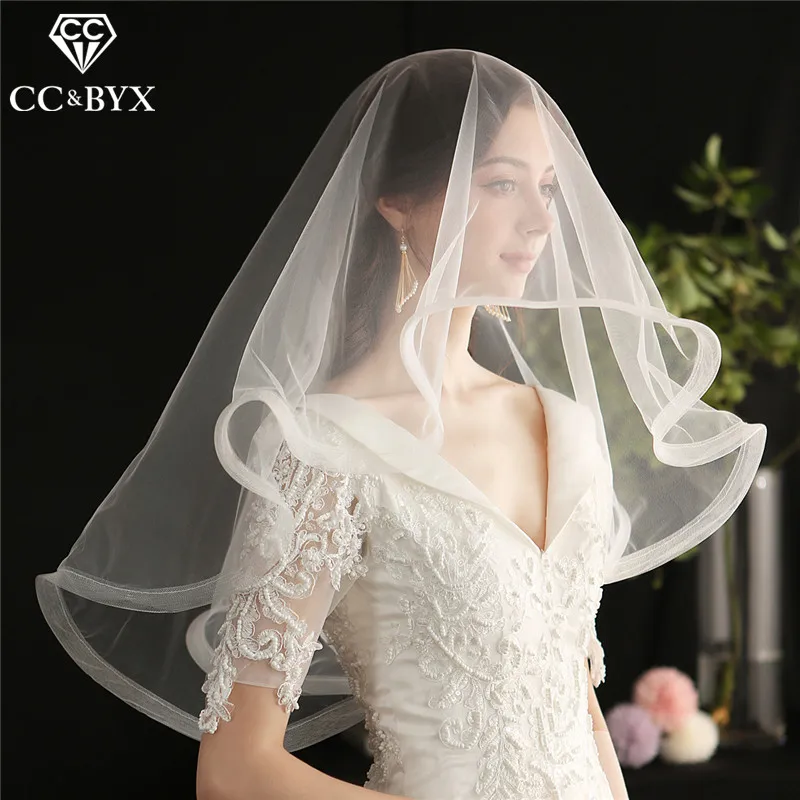 CC Veil Wedding Hair Accessories For Bridal Women White Ivory Elegant Two Layer Lace Veils With Comb Hot Sale Romantic Gift V645
CC Veil Wedding Hair Accessories For Bridal Women White Ivory Elegant Two Layer Lace Veils With Comb Hot Sale Romantic Gift V645
