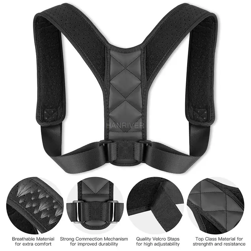 Vieruodis Brace Support Belt Adjustable Back Posture Corrector Clavicle Spine Back Shoulder Lumbar Posture Correction
Vieruodis Brace Support Belt Adjustable Back Posture Corrector Clavicle Spine Back Shoulder Lumbar Posture Correction