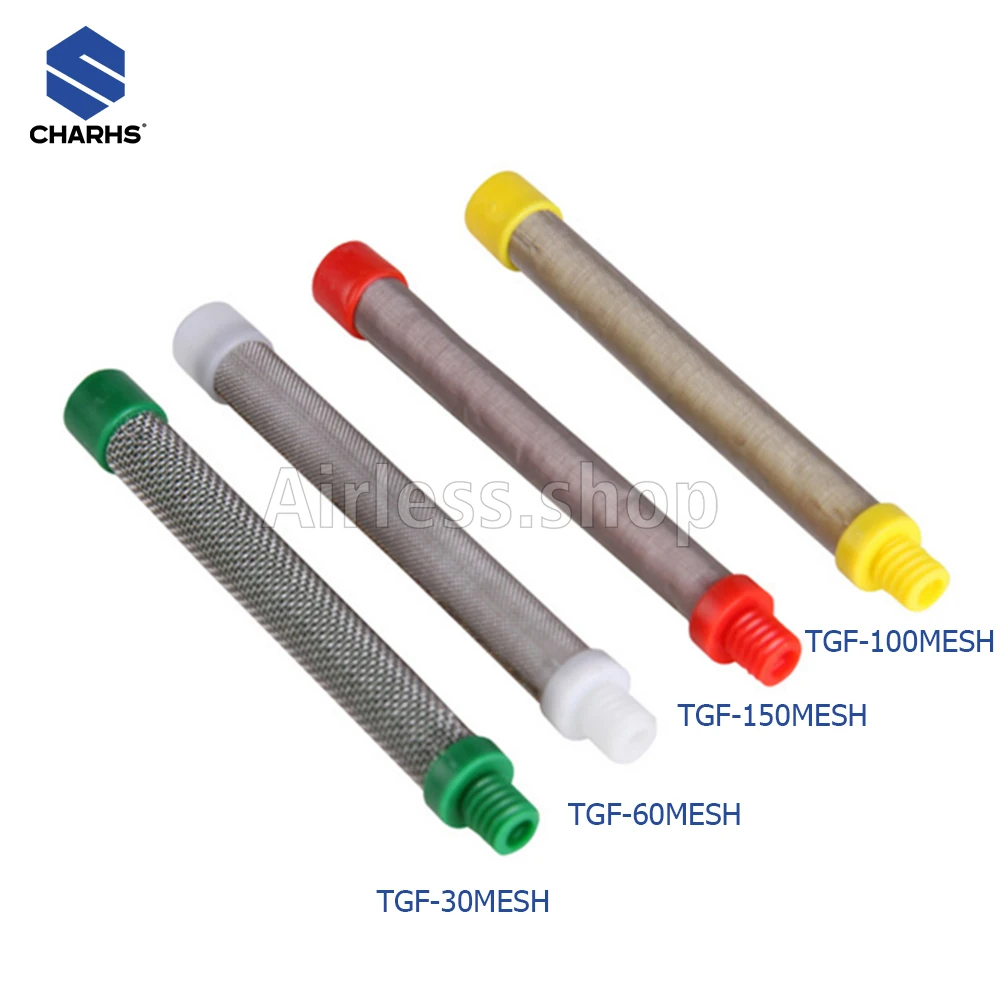 10pcs Airless paint sprayer gun filter Screw-in type gun filter 30/60/100/150 mesh for Titan paint sprayer gun 304 Stainless
10pcs Airless paint sprayer gun filter Screw-in type gun filter 30/60/100/150 mesh for Titan paint sprayer gun 304 Stainless