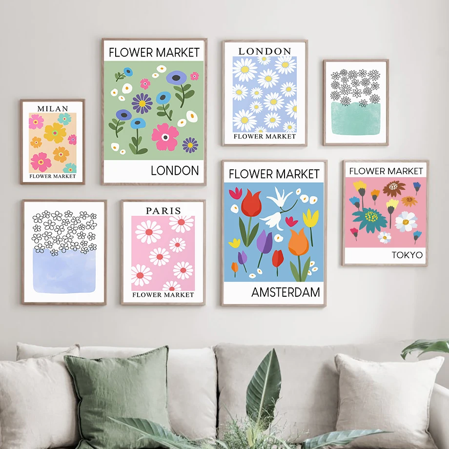 Bohemian Minimalism Colorful Flowers Wall Art Canvas Painting Nordic Posters And Prints Wall Pictures For Living Room Home Decor
Bohemian Minimalism Colorful Flowers Wall Art Canvas Painting Nordic Posters And Prints Wall Pictures For Living Room Home Decor