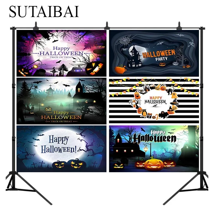 Halloween pumpkin party bat background photography children family party decoration photo backdrop Horror haunted house
Halloween pumpkin party bat background photography children family party decoration photo backdrop Horror haunted house